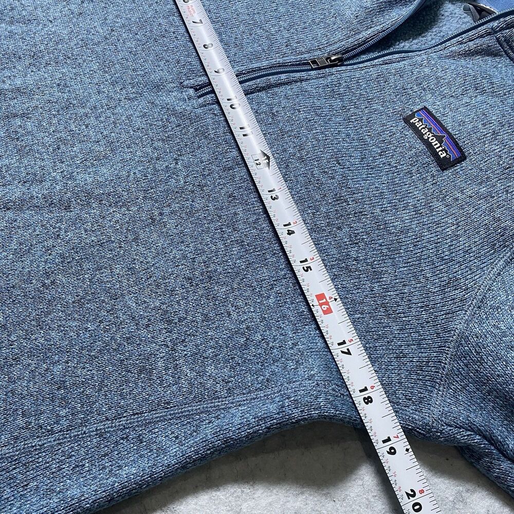 Patagonia Women's Blue Better Sweater 1/4 Zip Fleece Size Med STY25618 Pullover - Picture 3 of 9